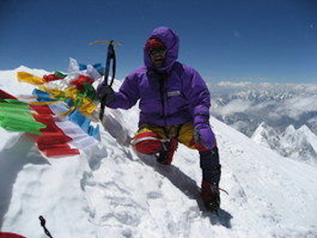 Olav Ulvund på toppen av Gasherbrum 12. juli 2007. Foto: Ulvund Olav Ulvund på toppen av Gasherbrum 12. juli 2007. Foto: Ulvund