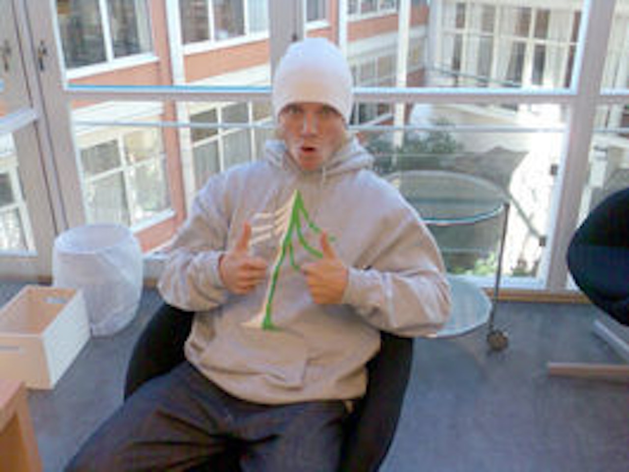 Mark Abma er på plass hos Fri Flyt, og gleder seg til Rockefeller. Mark Abma er på plass hos Fri Flyt, og gleder seg til Rockefeller.