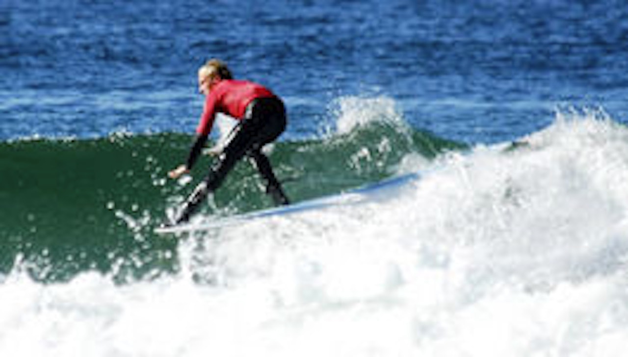 Svenske Freddie Meadows er ute og går på langfjøla. Foto: Anne P. Meling Svenske Freddie Meadows er ute og går på langfjøla. Foto: Anne P. Meling