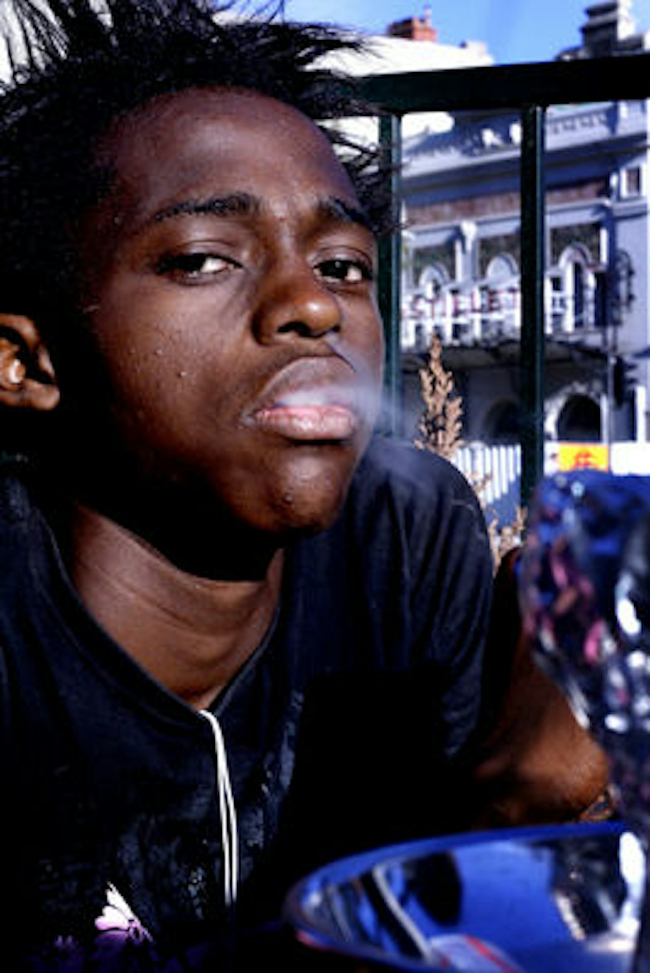 Pujal tar seg gjerne en blås mellom øktene. Foto: Kjetil Sivertsen Pujal tar seg gjerne en blås mellom øktene. Foto: Kjetil Sivertsen