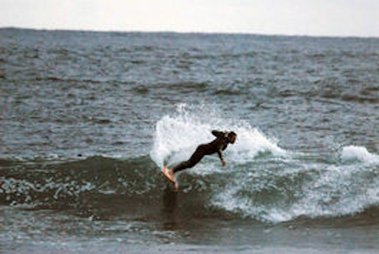 Paul Canning trives godt i norske bølger. Foto: Anne Chr. P Meling Paul Canning trives godt i norske bølger. Foto: Anne Chr. P Meling