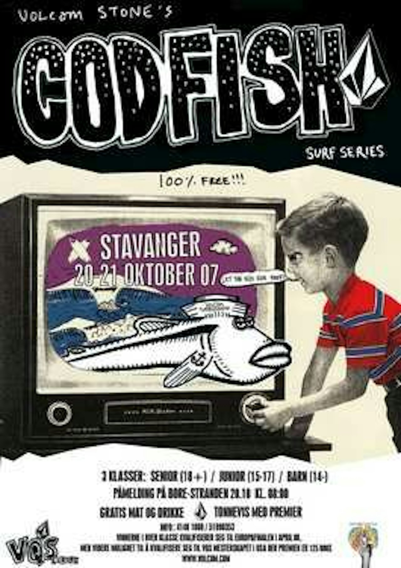 Codfish blir i år som i fjor et sted langs Jærens vakre strender. Codfish blir i år som i fjor et sted langs Jærens vakre strender.