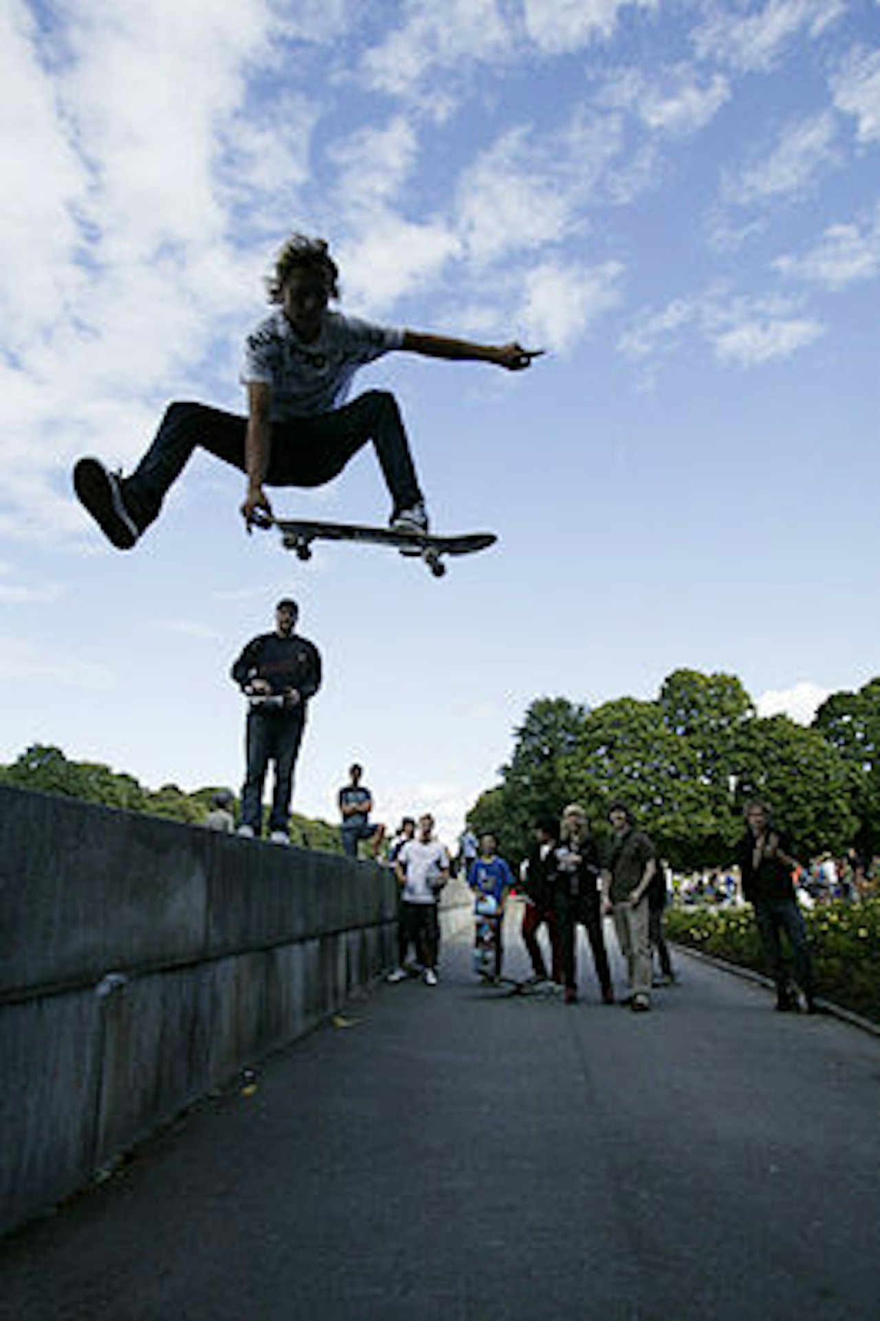 Erik Johnsen, benihana i Vigelandsparken. Erik Johnsen, benihana i Vigelandsparken.