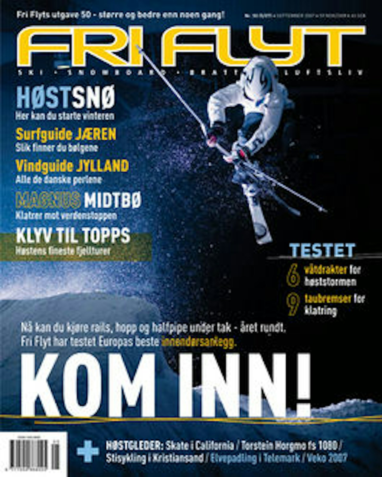 NYTT FORMAT: Fri Flyt nummer 50: Litt bredere. Litt høyere. Enda bedre. NYTT FORMAT: Fri Flyt nummer 50: Litt bredere. Litt høyere. Enda bedre.