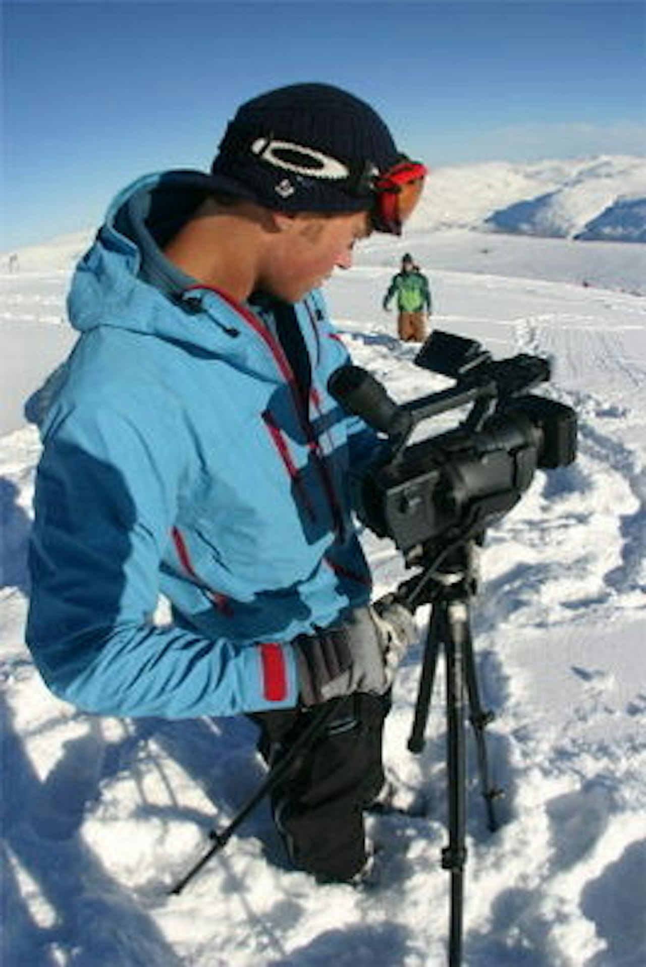 Morten Gjerstad under filmingen av snøkitefilmen Entropy. Foto: Arne Georg Eide Dokken Morten Gjerstad under filmingen av snøkitefilmen Entropy. Foto: Arne Georg Eide Dokken