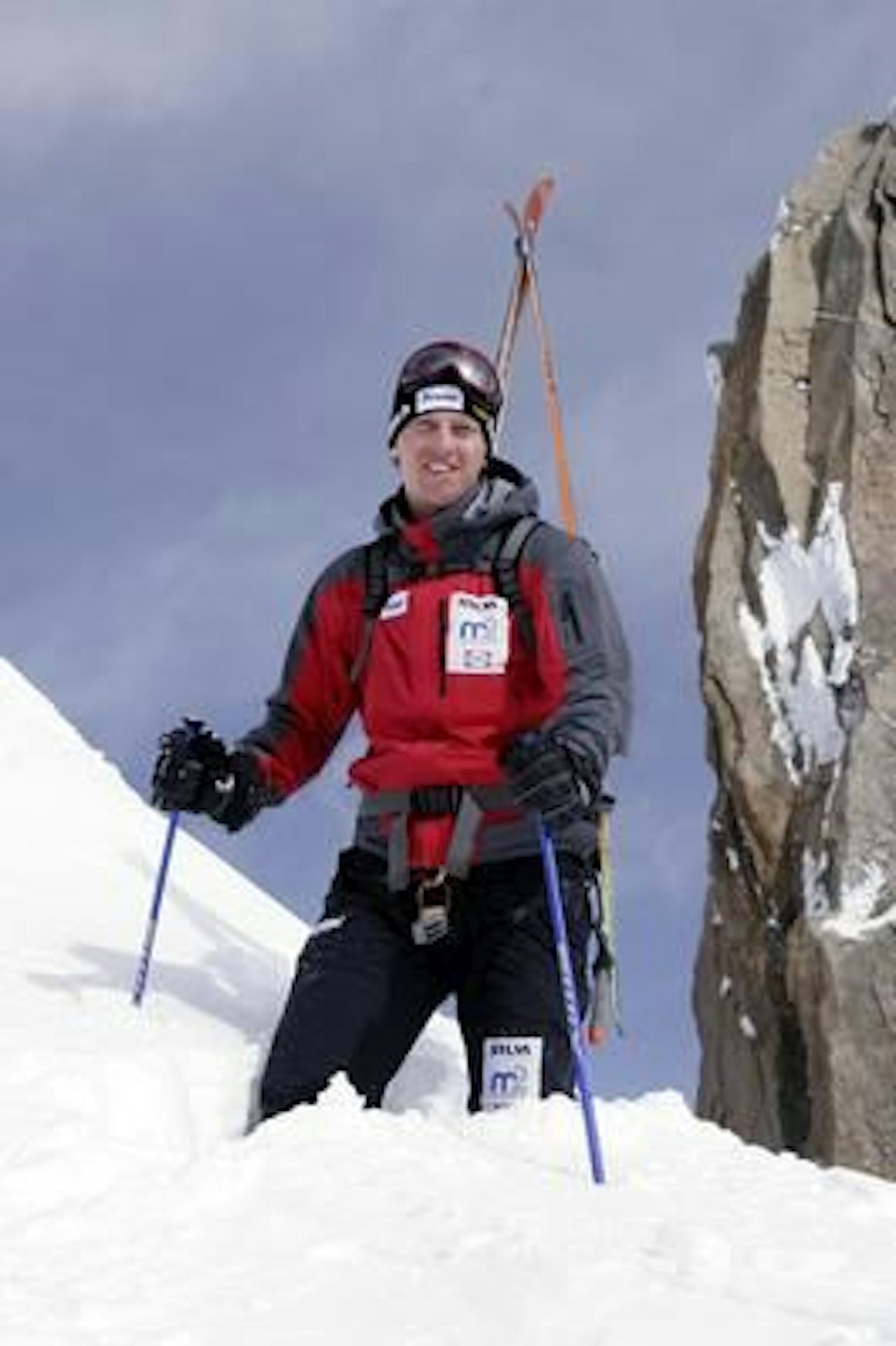 Tomas Olsson er en rutinert skikjører og klatrer. Bilde: Fredrik Schenholm