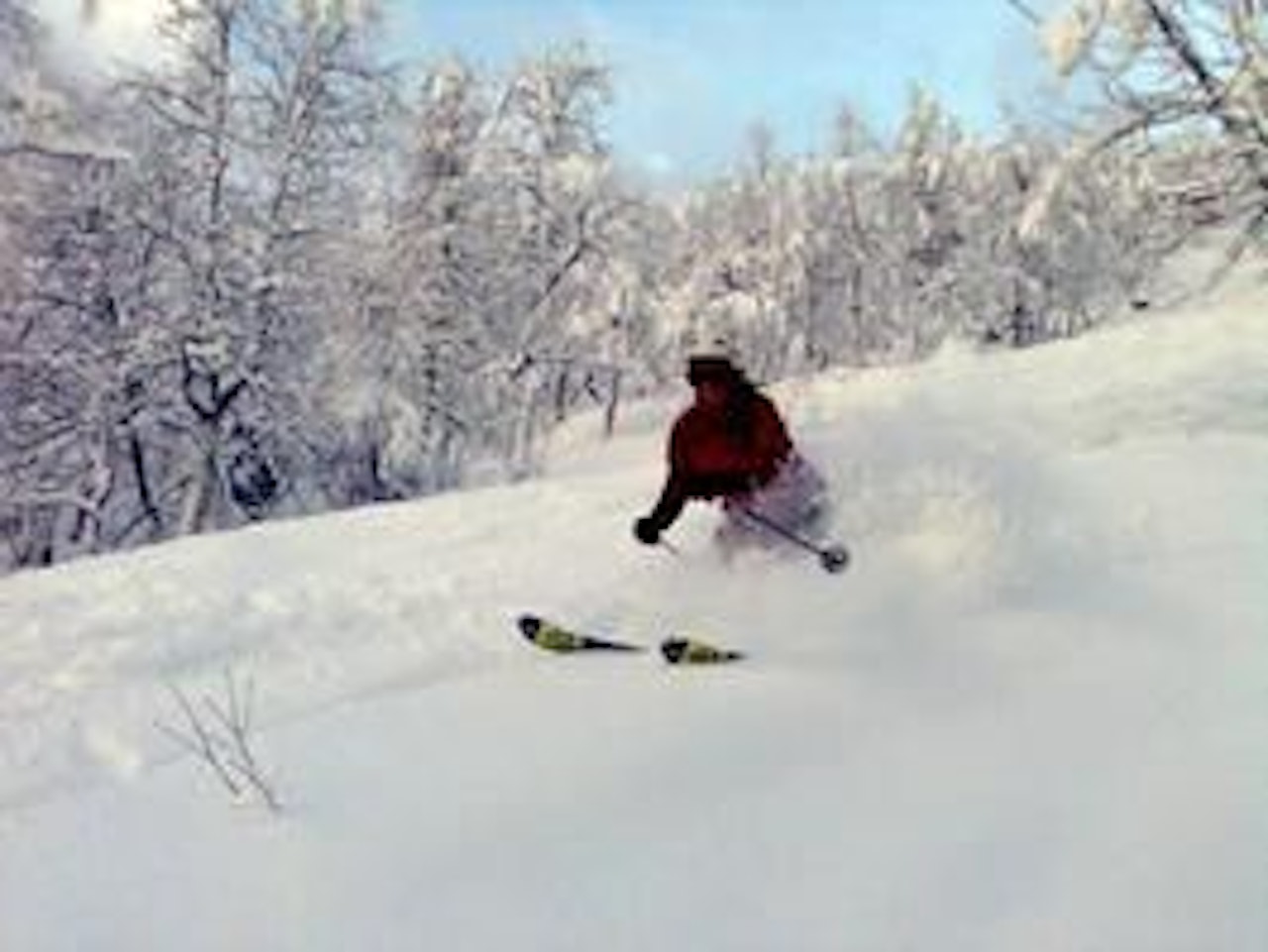 FULL VINTER: Hanne Damsgaard nyter fridagen i pudder i Hemsedal. Foto: Eirik Damsgaard FULL VINTER: Hanne Damsgaard nyter fridagen i pudder i Hemsedal. Foto: Eirik Damsgaard
