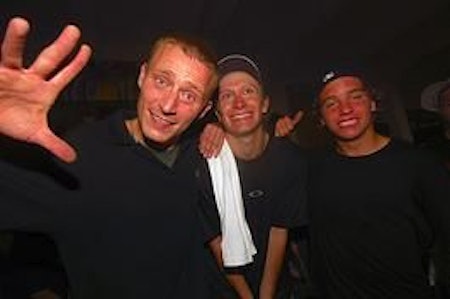Nummer 3,1,2: Thomas Kahlbom, Henning Braaten, Fredrik Austbø. Bilde: Tommy Solstad
