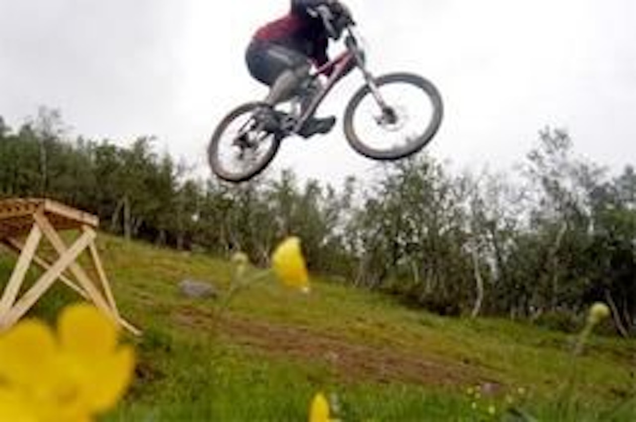 Stadig flere sykkelparker er under planlegging. Her er Karl Inge Nordeide i parken på Geilo. Stadig flere sykkelparker er under planlegging. Her er Karl Inge Nordeide i parken på Geilo.