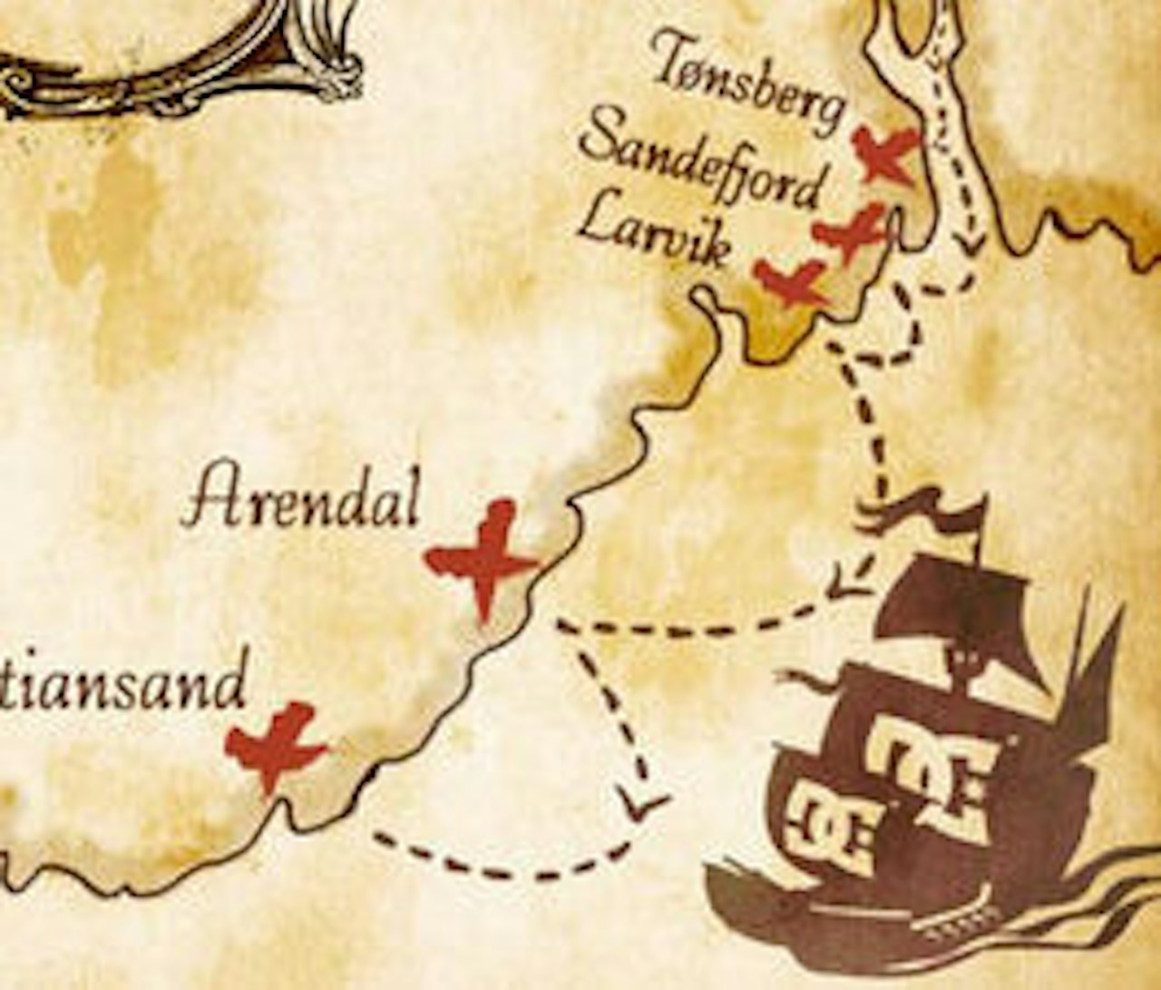 En skute med skatere reiser på tokt langs sørlandskysten i sommer. En skute med skatere reiser på tokt langs sørlandskysten i sommer.