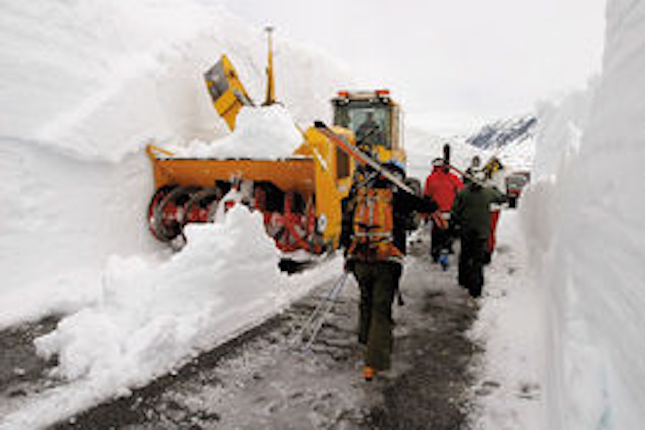 Store mengder snø setter stopper for Free Line Jam i helga. Arkivfoto: Simen Berg Store mengder snø setter stopper for Free Line Jam i helga. Arkivfoto: Simen Berg
