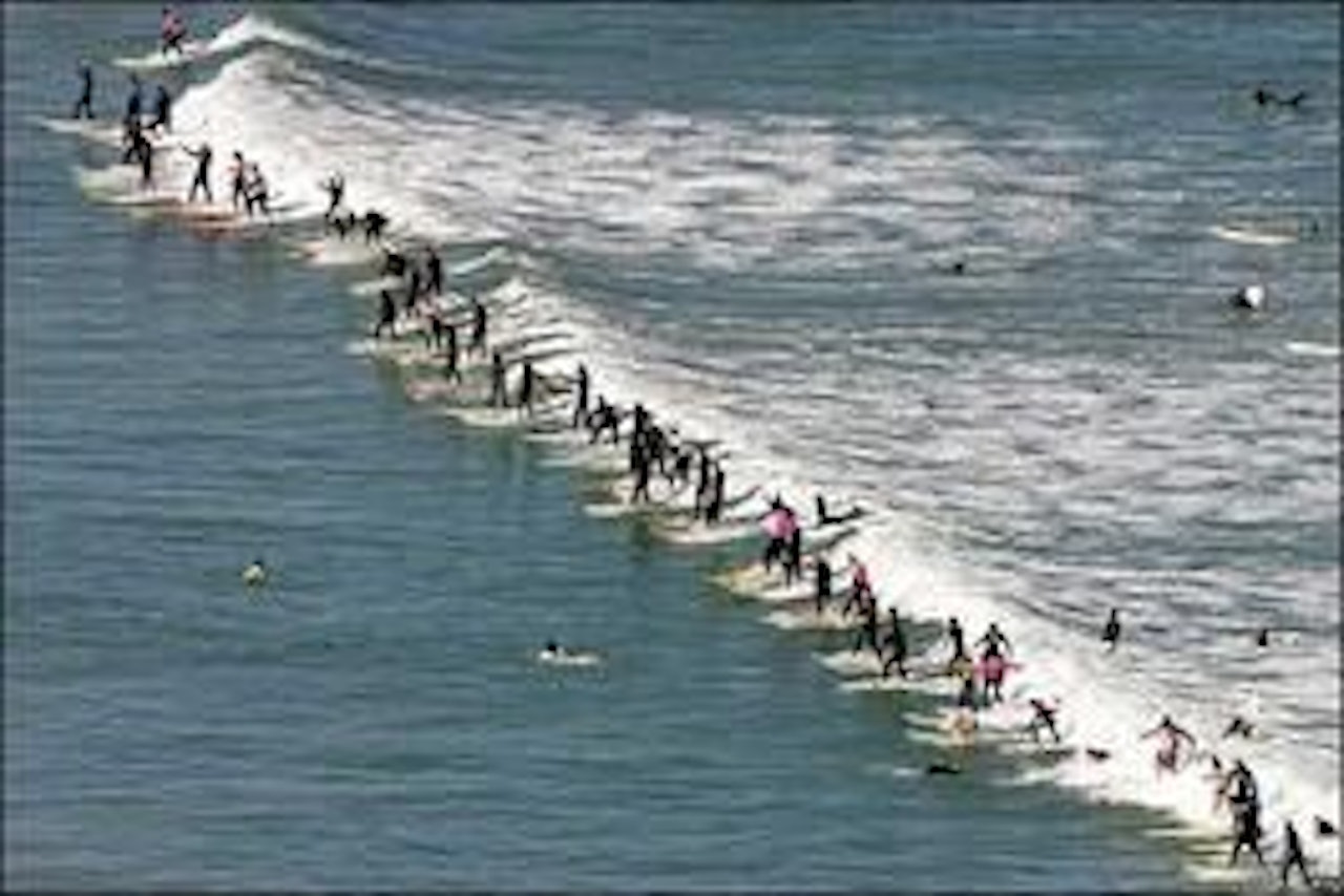 Var det noen som klagde over folksomme bølger? Var det noen som klagde over folksomme bølger?