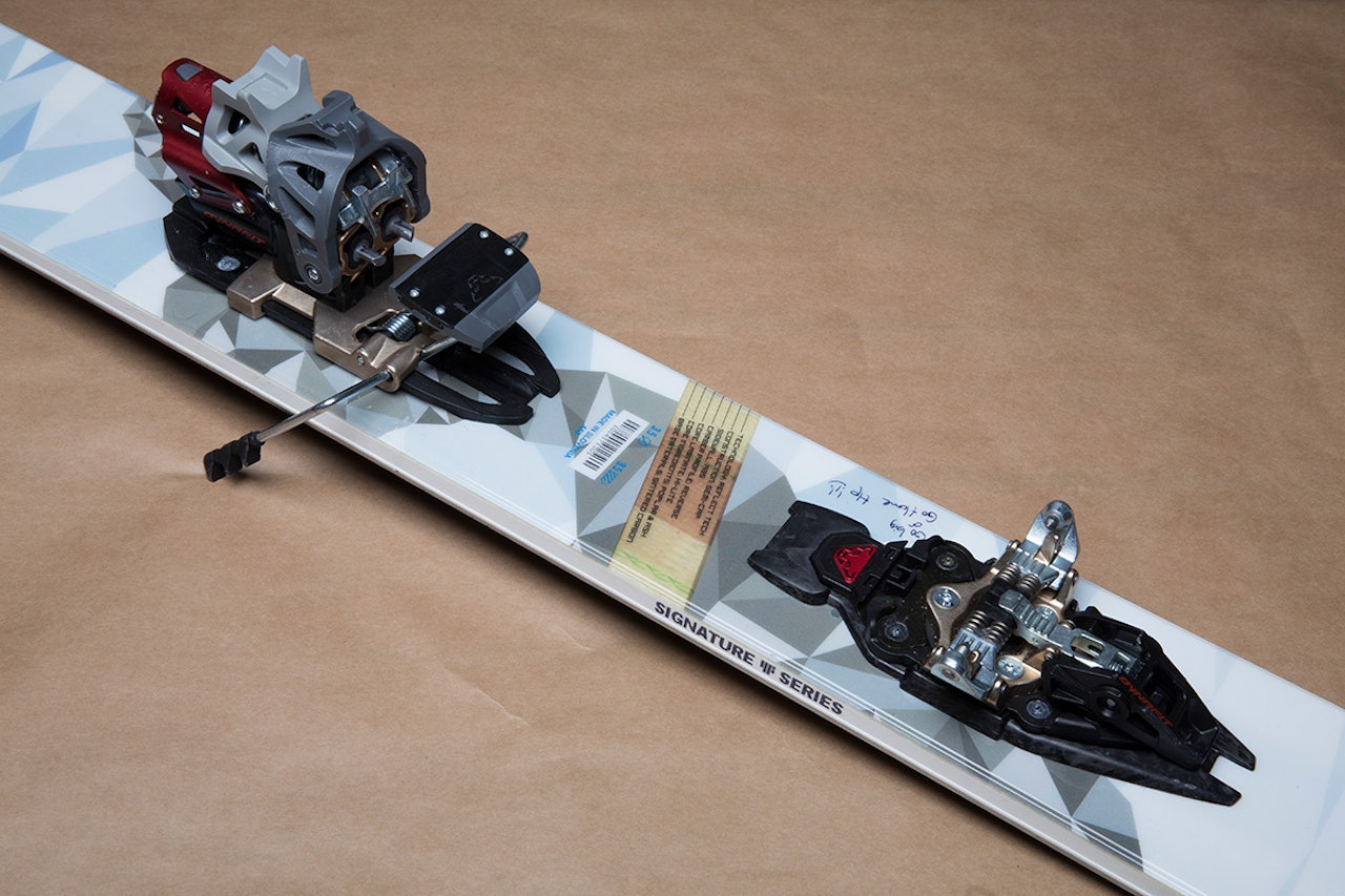 BEIST: Testens største og tyngste binding. Vi testet Beast 14 på et par 4Frnt Hoji i 187 cm. Foto: Hans Petter Hval BEIST: Testens største og tyngste binding. Vi testet Beast 14 på et par 4Frnt Hoji i 187 cm. Foto: Hans Petter Hval