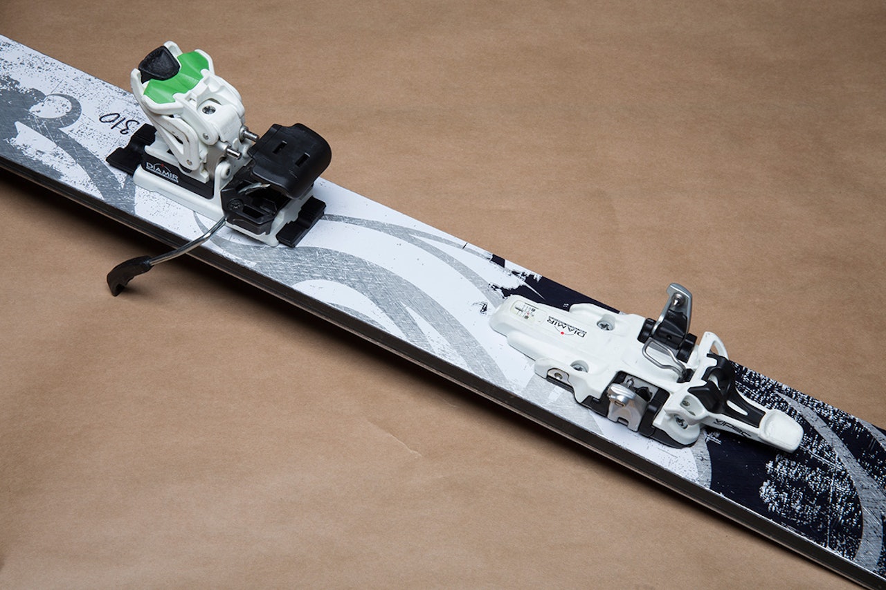 I FRONT: Vipec 12 har utløsermekanisme i frontbindingen. Vi testet bindingen på et par Stöckli Stormrider 100 i 182 cm. Foto: Hans Petter Hval I FRONT: Vipec 12 har utløsermekanisme i frontbindingen. Vi testet bindingen på et par Stöckli Stormrider 100 i 182 cm. Foto: Hans Petter Hval