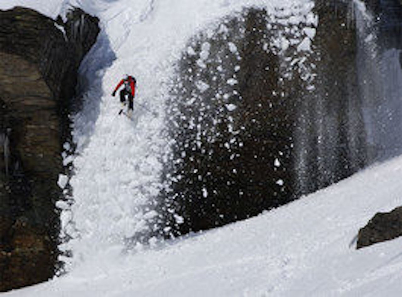 Espen Berg Johansen nådde dessverre ikke opp i den sterke telemarkklassen. Foto: Sverre Hjørnevik. Espen Berg Johansen nådde dessverre ikke opp i den sterke telemarkklassen. Foto: Sverre Hjørnevik.