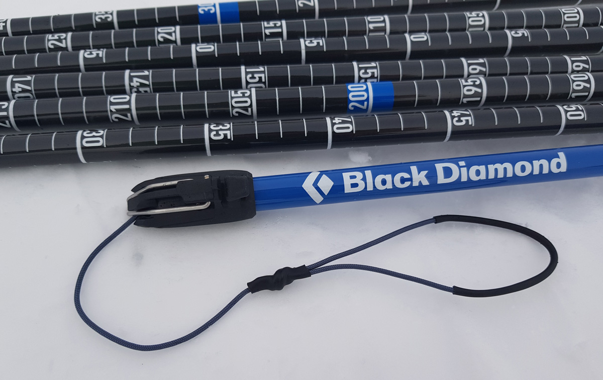 Test av Black Diamond Quickdraw carbon probe 300 søkestang Søkestang Skiutstyr FRIFLYT.NO