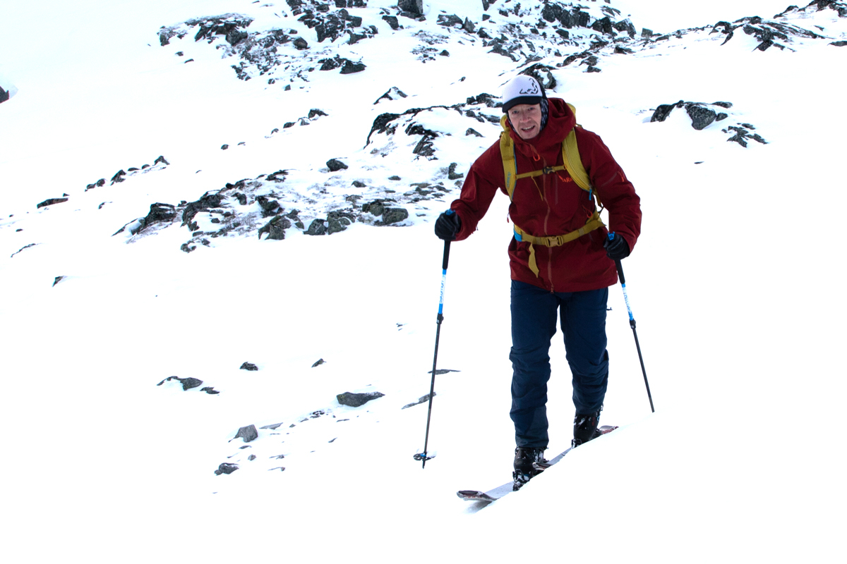 test Rab skalljakke topptur frikjøring