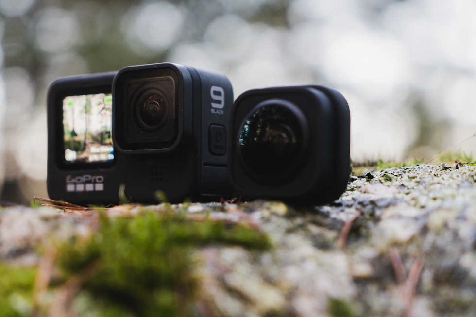 Max Lens Mod og standard objektivet til GoPro9