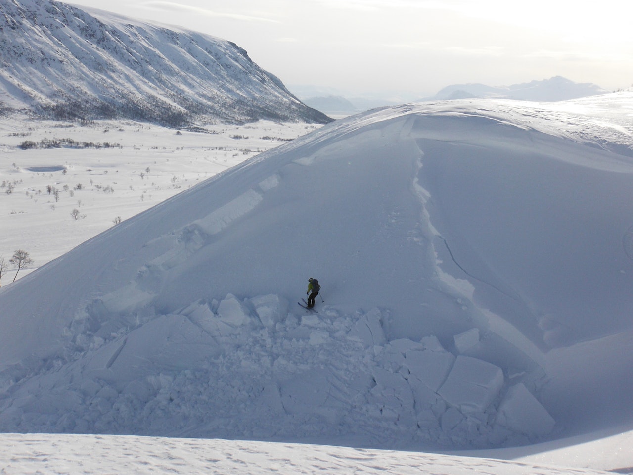 SKRED: Krevende forhold i nord. Foto: Maria Leganger. SKRED: Krevende forhold i nord. Foto: Maria Leganger.
