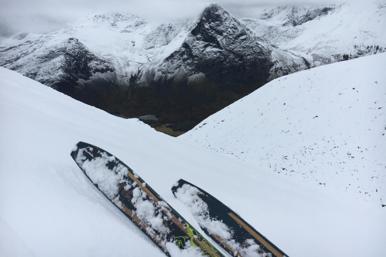 FØRSTEMANN: Ingen kjørte ned Skårasalen før Øystein Dahl. Foto: Øystein Dahl FØRSTEMANN: Ingen kjørte ned Skårasalen før Øystein Dahl. Foto: Øystein Dahl