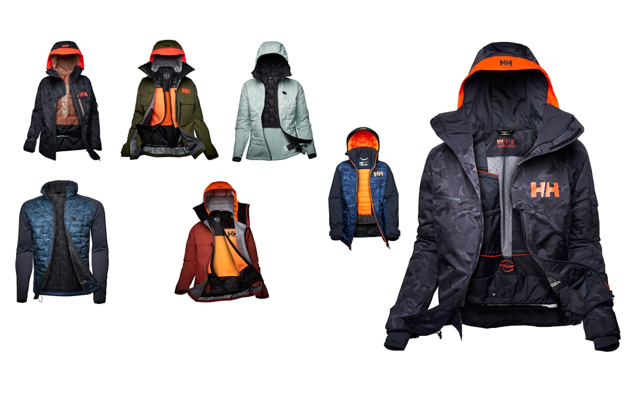 NESTE ÅR FRA HELLY: Både nye og oppdaterte versjoner av Helly Hansens frikjøringsklær er på trappene. En av nyhetene er jakka Garibaldi (til høyre). NESTE ÅR FRA HELLY: Både nye og oppdaterte versjoner av Helly Hansens frikjøringsklær er på trappene. En av nyhetene er jakka Garibaldi (til høyre).
