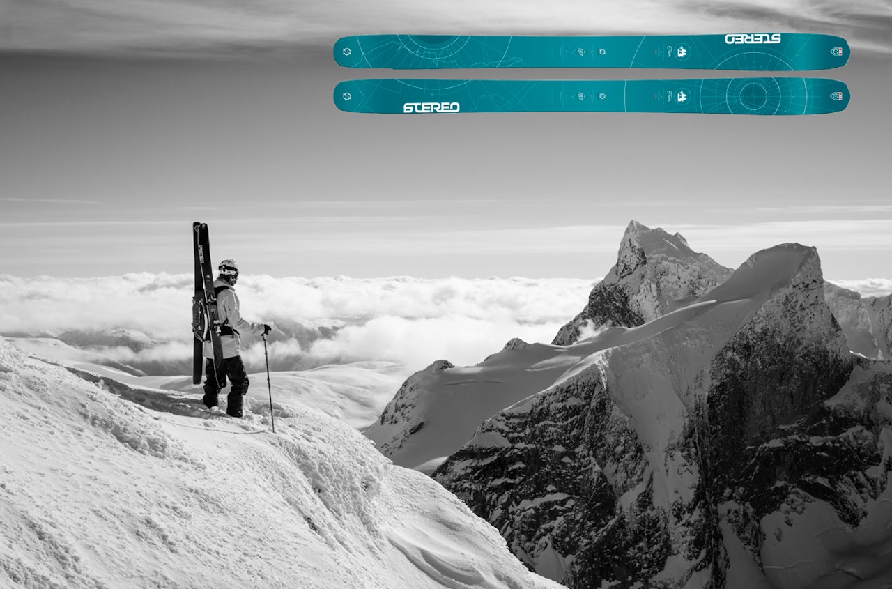 KLIMANØYTRAL: Kjøper du modellen fram fra Stereo Skis får du med klimakvoter på kjøpet, som skal gjøre skia klimanøytral. Fine opplevelser i fjellet er også med på kjøpet. Foto: Stereo Skis KLIMANØYTRAL: Kjøper du modellen fram fra Stereo Skis får du med klimakvoter på kjøpet, som skal gjøre skia klimanøytral. Fine opplevelser i fjellet er også med på kjøpet. Foto: Stereo Skis