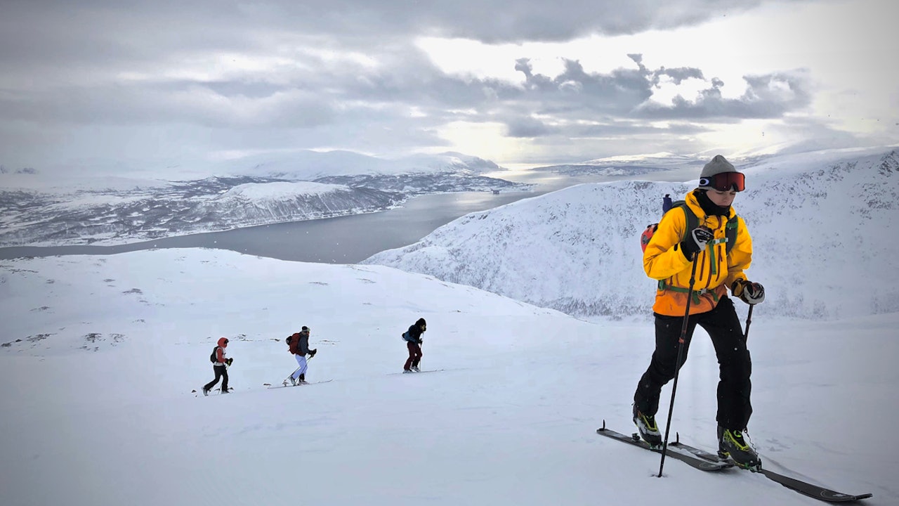 FAMILIEPÅSKE: Etter bootcamp i Oslo 3 er familien klar for Nordfjellet. Foto: Esben A. Nilssen FAMILIEPÅSKE: Etter bootcamp i Oslo 3 er familien klar for Nordfjellet. Foto: Esben A. Nilssen