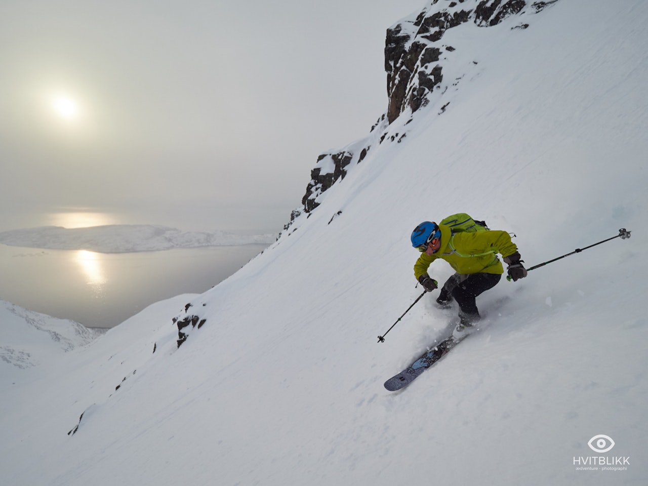 STIL: Marius Jenssen på vei ned fra Store Kågtind. Foto: Timme Ellingjord STIL: Marius Jenssen på vei ned fra Store Kågtind. Foto: Timme Ellingjord