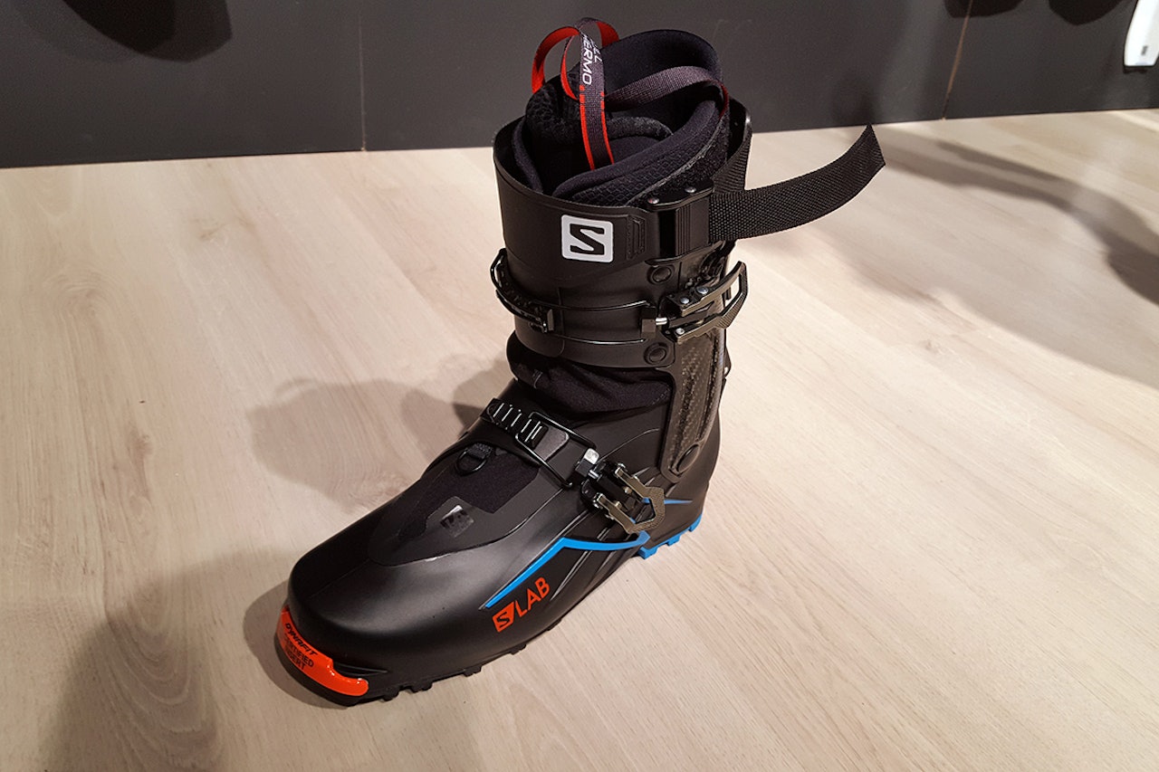 NY STØVEL: Salomon lanserer en ny toppturstøvel neste år. Her vist fram til Norspo i forrige uke. Foto: Anders Holtet NY STØVEL: Salomon lanserer en ny toppturstøvel neste år. Her vist fram til Norspo i forrige uke. Foto: Anders Holtet