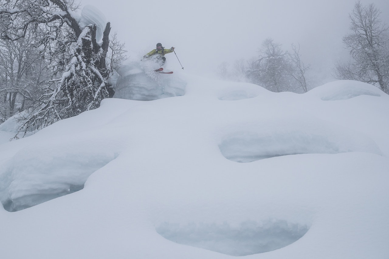SØNDAG I SOGNDAL: Det er vanvittige snøforhold i saftbygda for tida. Foto: Håvard Nesbø SØNDAG I SOGNDAL: Det er vanvittige snøforhold i saftbygda for tida. Foto: Håvard Nesbø