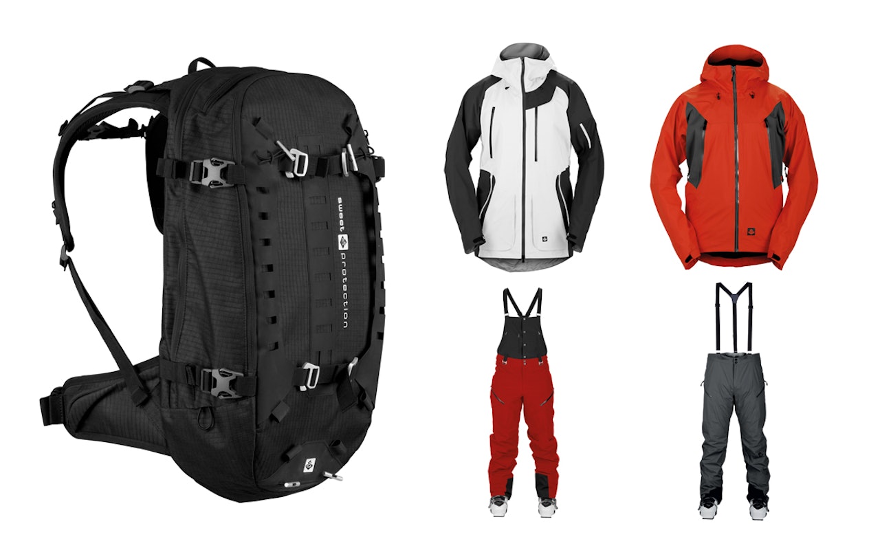 NYHETER: Getaway og Scalpel er nye serier frw Sweet protection for neste sesong. I Scalpel-serien debuterer tryslingene i Sweet med ryggsekk. NYHETER: Getaway og Scalpel er nye serier frw Sweet protection for neste sesong. I Scalpel-serien debuterer tryslingene i Sweet med ryggsekk.