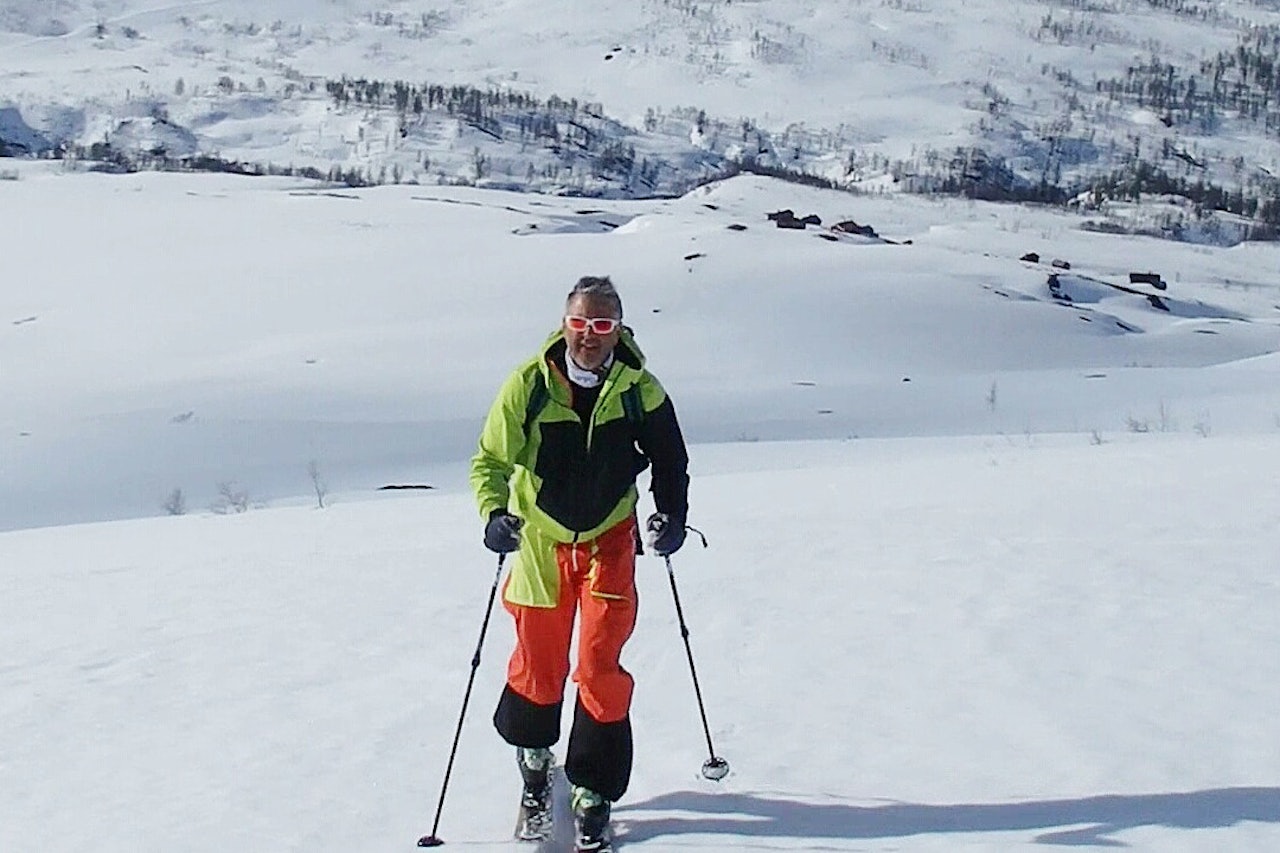 FRA TIDSKLEMMA: Stig har funnet toppturgleden igjen. Foto: Privat FRA TIDSKLEMMA: Stig har funnet toppturgleden igjen. Foto: Privat