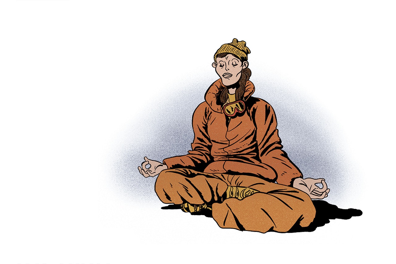 IKKE MER JAG: Med våren kommer roen til skikjørerene. Illustrasjon: Didrik Magnus Andresen IKKE MER JAG: Med våren kommer roen til skikjørerene. Illustrasjon: Didrik Magnus Andresen