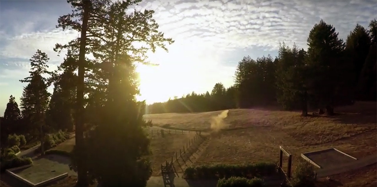 FLYR: Slik ser GoPro-opptaket fra flyvningen ut. Foto: Skjermdump FLYR: Slik ser GoPro-opptaket fra flyvningen ut. Foto: Skjermdump