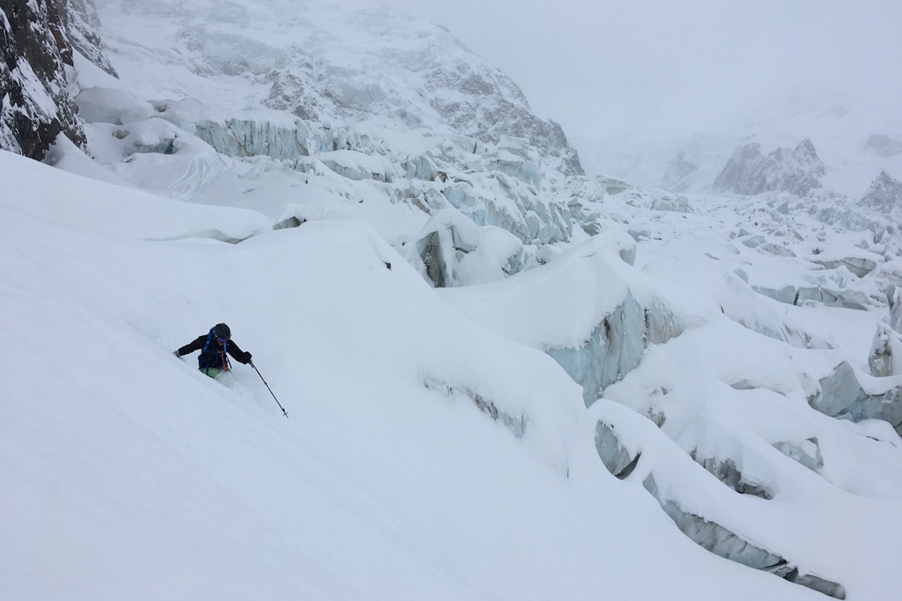 FLOTTE DAGER: Gjengen fikk med seg nysnøen som kom i Chamonix. Foto: Privat FLOTTE DAGER: Gjengen fikk med seg nysnøen som kom i Chamonix. Foto: Privat