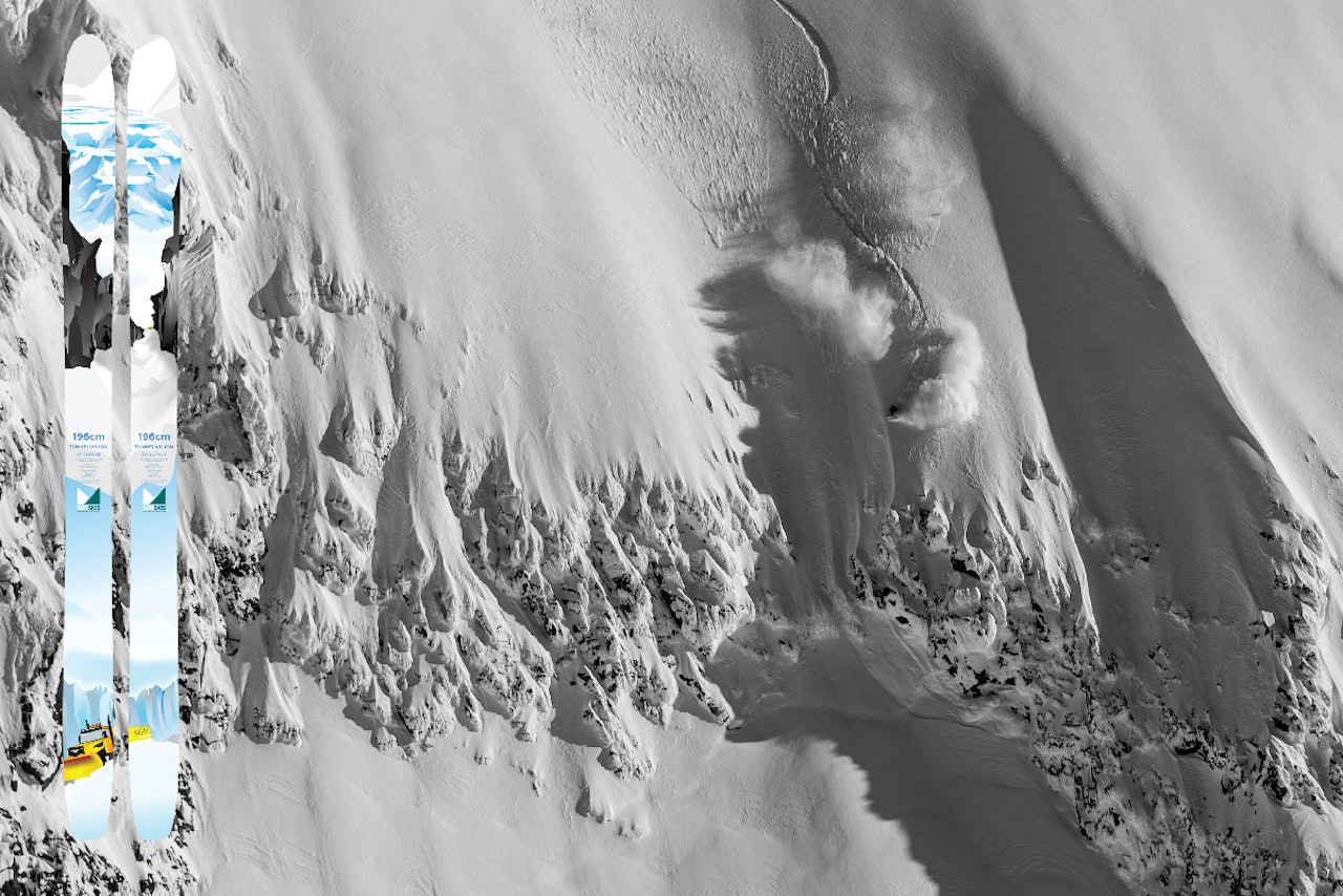 PROMODELL: Asbjørn Eggebø Næss -her i aksjon på Soleibotntind i Hurrungane- har fått promodell hos SGN. Tunnelvisjon heter skia som lanseres i høst. Foto: Bård Basberg/ SGN PROMODELL: Asbjørn Eggebø Næss -her i aksjon på Soleibotntind i Hurrungane- har fått promodell hos SGN. Tunnelvisjon heter skia som lanseres i høst. Foto: Bård Basberg/ SGN