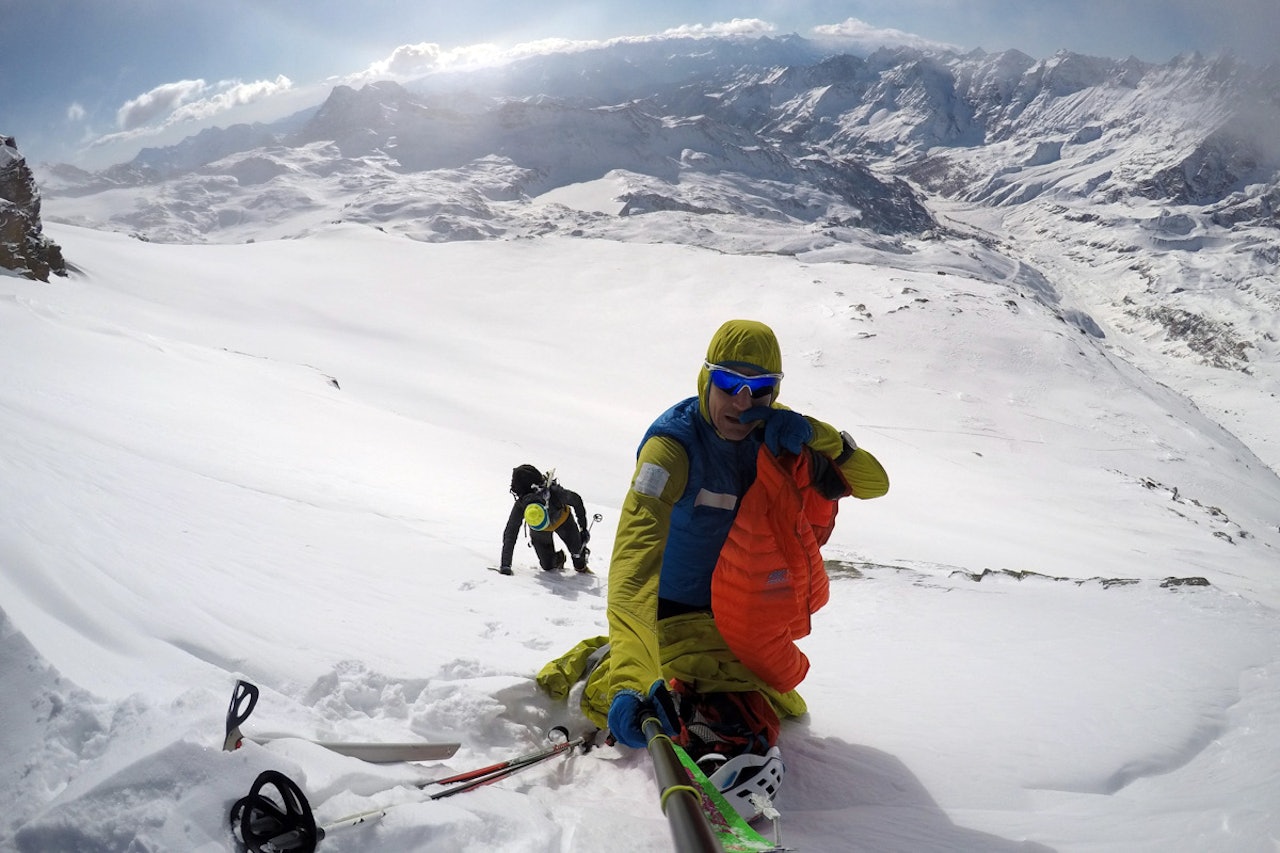 PÅ HØYDEOPPHOLD: Landslagets Lars Erik Skjervheim og Glenn Tore Løland har vært på høydeopphold i Alpene. Foto: Privat