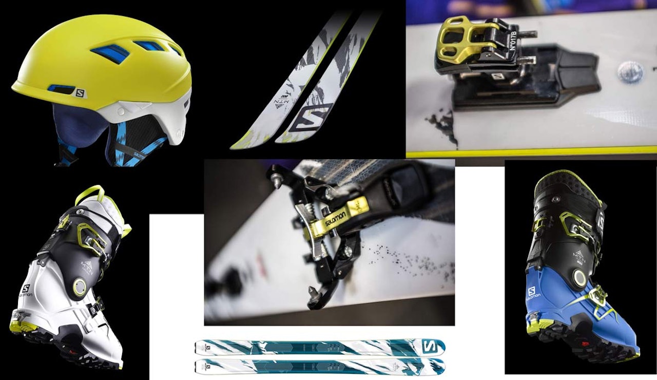 NESTE VINTER FRA SALOMON: Lette ski, lette støvler, ny techbinding og hjelm med eksotisk CE-godkjenning kommer fra Salomon til vinteren 2015/16.