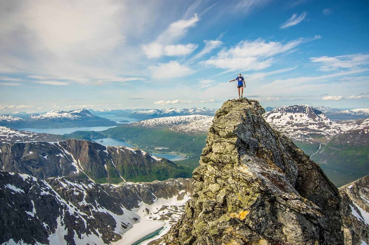 LØP: Løping i fjellet er en fin måte å bli klar til vinteren på. Foto: Tromsø Skyrace