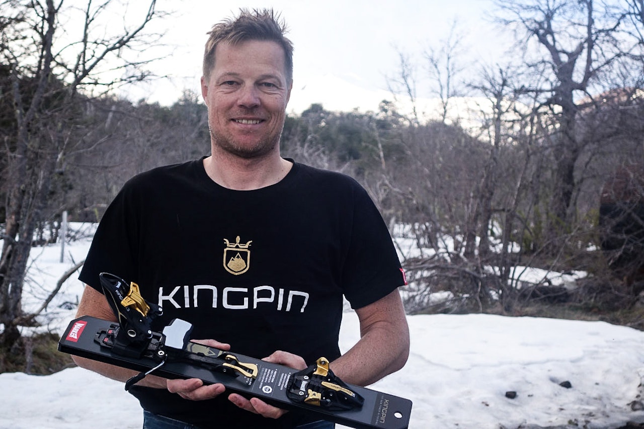 PROSJEKTLEDER: Markers utviklingssjef Michael Mangold er svært stolt over Kingpin, som han mener er den største innovasjonen siden Duke. Foto: Erlend Sande PROSJEKTLEDER: Markers utviklingssjef Michael Mangold er svært stolt over Kingpin, som han mener er den største innovasjonen siden Duke. Foto: Erlend Sande