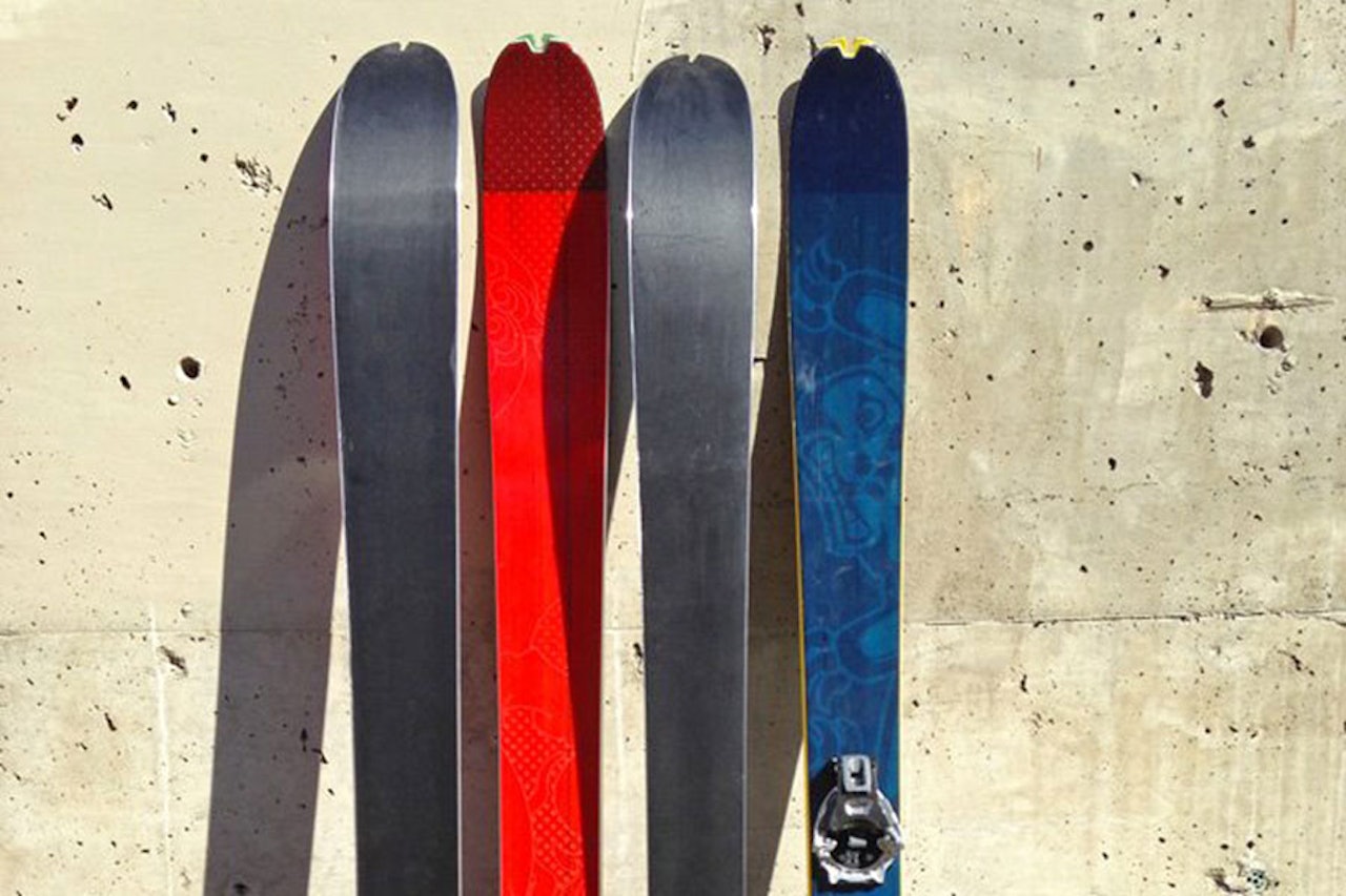 KJØREORIENTERT: Framtidas Dynafit-ski er tyngre, og med mer frikjøringsretta form og størrelse enn vi har sett fra Dynafit tidligere. KJØREORIENTERT: Framtidas Dynafit-ski er tyngre, og med mer frikjøringsretta form og størrelse enn vi har sett fra Dynafit tidligere.