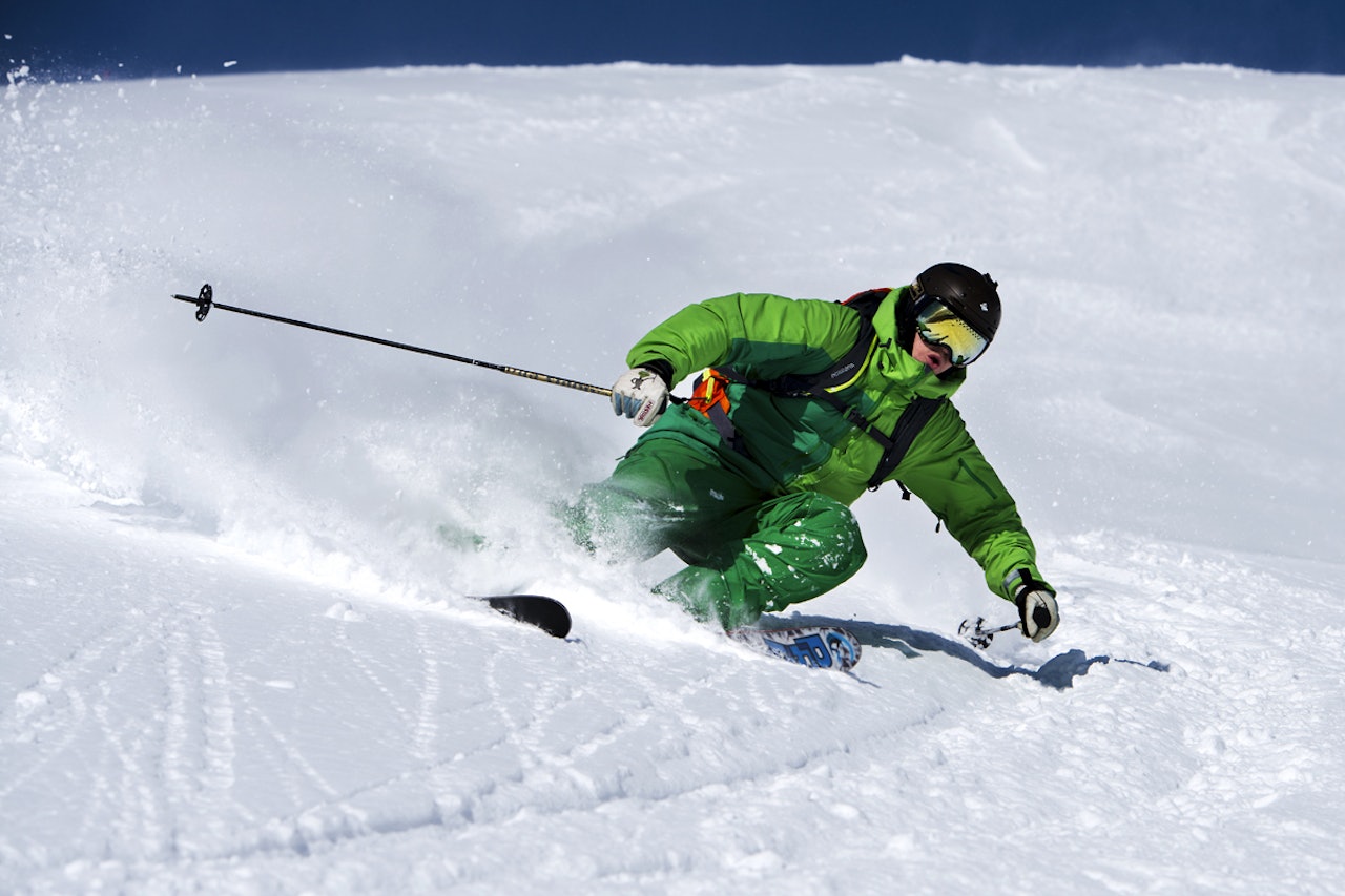 TESTING, TESTING: Det er gøy å teste skiklær når forholda er som på dette bildet. Foto: Martin Innerdal Dalen TESTING, TESTING: Det er gøy å teste skiklær når forholda er som på dette bildet. Foto: Martin Innerdal Dalen