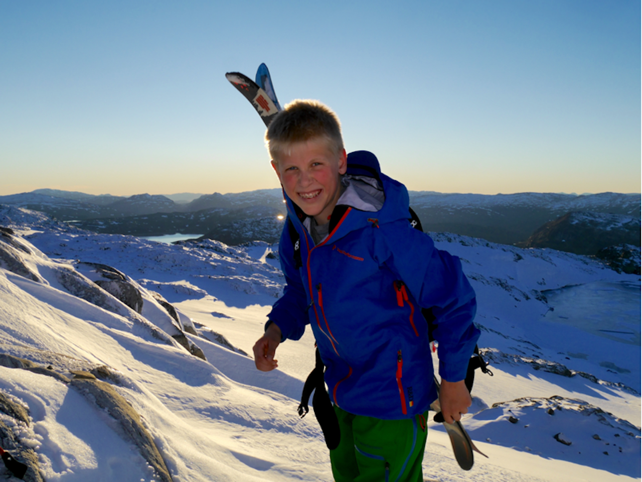 Slik ser eg ut uten hjelm og goggles Slik ser eg ut uten hjelm og goggles