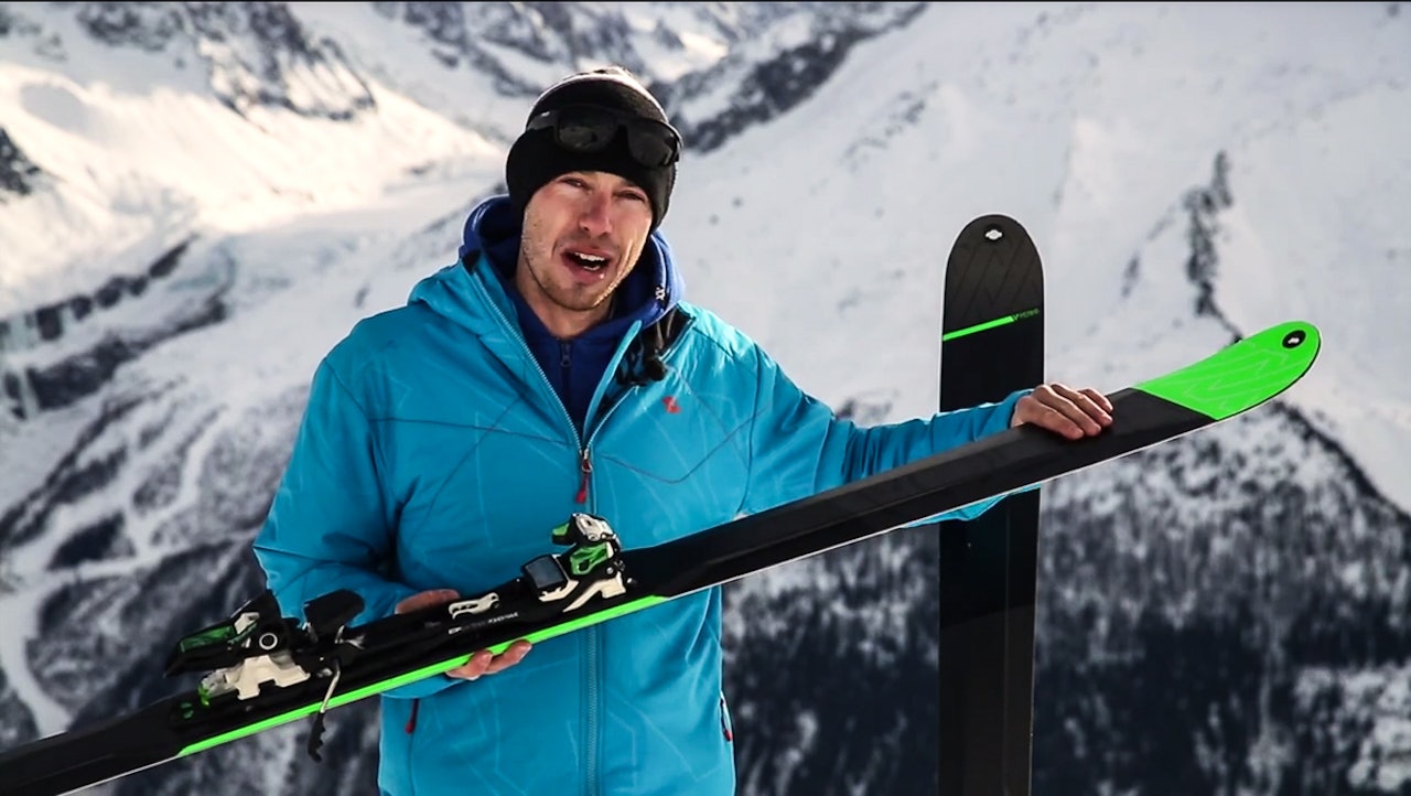 BMT: Produksjef for freeridelinja til Völkl Patrick Wesch virker være temmelig fornøyd med de nye skia. 