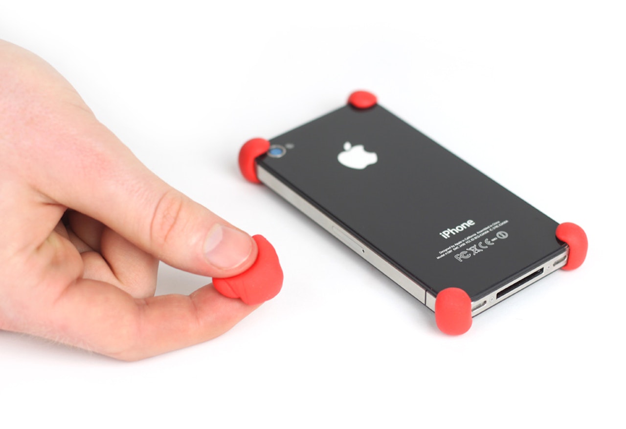 BREDT BRUKSOMRÅDE: Hjørnebeskyttelse til telefonen din er ett av svært mage bruksområder til Sugru. BREDT BRUKSOMRÅDE: Hjørnebeskyttelse til telefonen din er ett av svært mage bruksområder til Sugru.