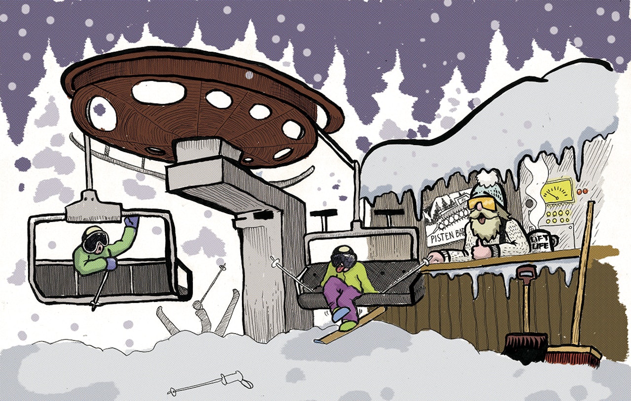 SAMEKSISTENS: Respekter din lokale heiskar. Han og du lever i en slags symbiose. Illustrasjon: Danny Larsen SAMEKSISTENS: Respekter din lokale heiskar. Han og du lever i en slags symbiose. Illustrasjon: Danny Larsen