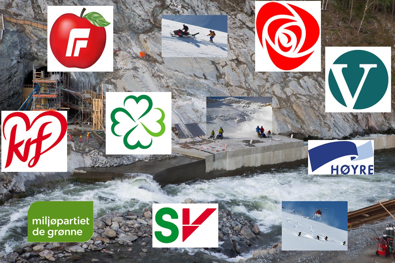 VALGETS KVALER: Kraftutbygging, snøskuterløyper, heliskiing, pudder og ski. Hvilket parti bør du som Fri Flyt-leser stemme på? Vi gir noen uhøytidelige tips foran kommunevalget i september. VALGETS KVALER: Kraftutbygging, snøskuterløyper, heliskiing, pudder og ski. Hvilket parti bør du som Fri Flyt-leser stemme på? Vi gir noen uhøytidelige tips foran kommunevalget i september.