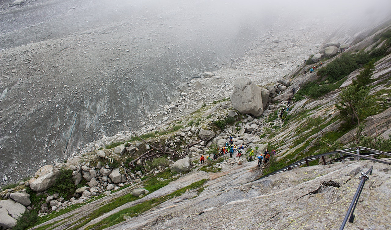 Her starter 250 meter med melkesyre, dødsangst og adrenalin. Foto: Anders Holtet Her starter 250 meter med melkesyre, dødsangst og adrenalin. Foto: Anders Holtet