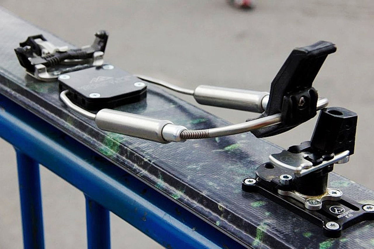 TELERANDO: Denne bindingen skal by på det beste fra både telemark- og randoneeverdenen. Foto: Fred Buttard TELERANDO: Denne bindingen skal by på det beste fra både telemark- og randoneeverdenen. Foto: Fred Buttard