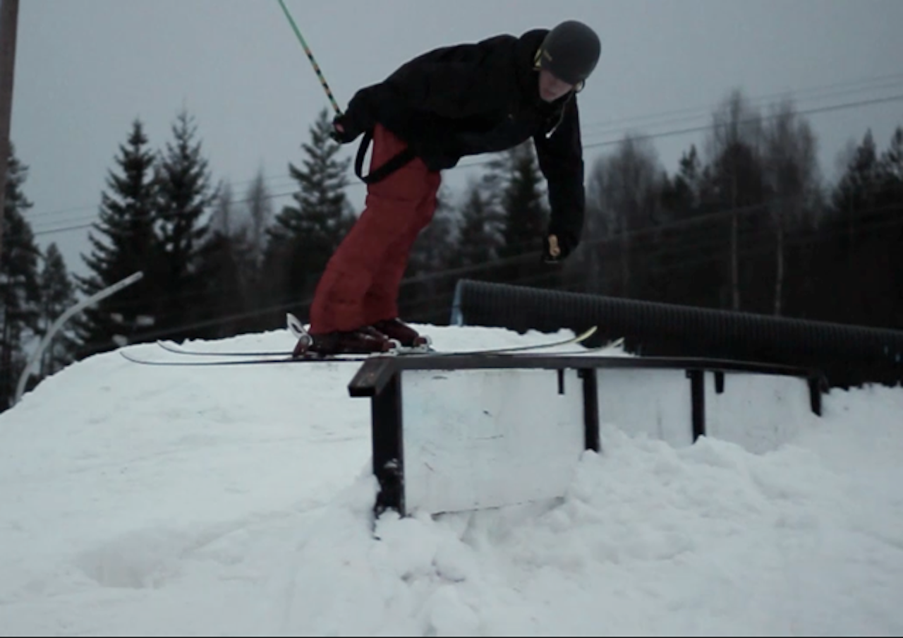 KARL K: Han foretrekker breie ski, både i og utenfor parken, Karl K. Muggerud.